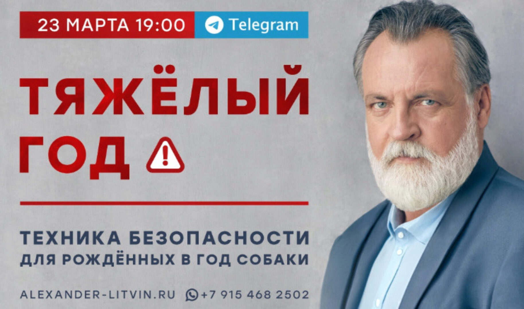 Тяжелый год. Техника безопасности для рожденных в год Собаки (Александр Литвин)