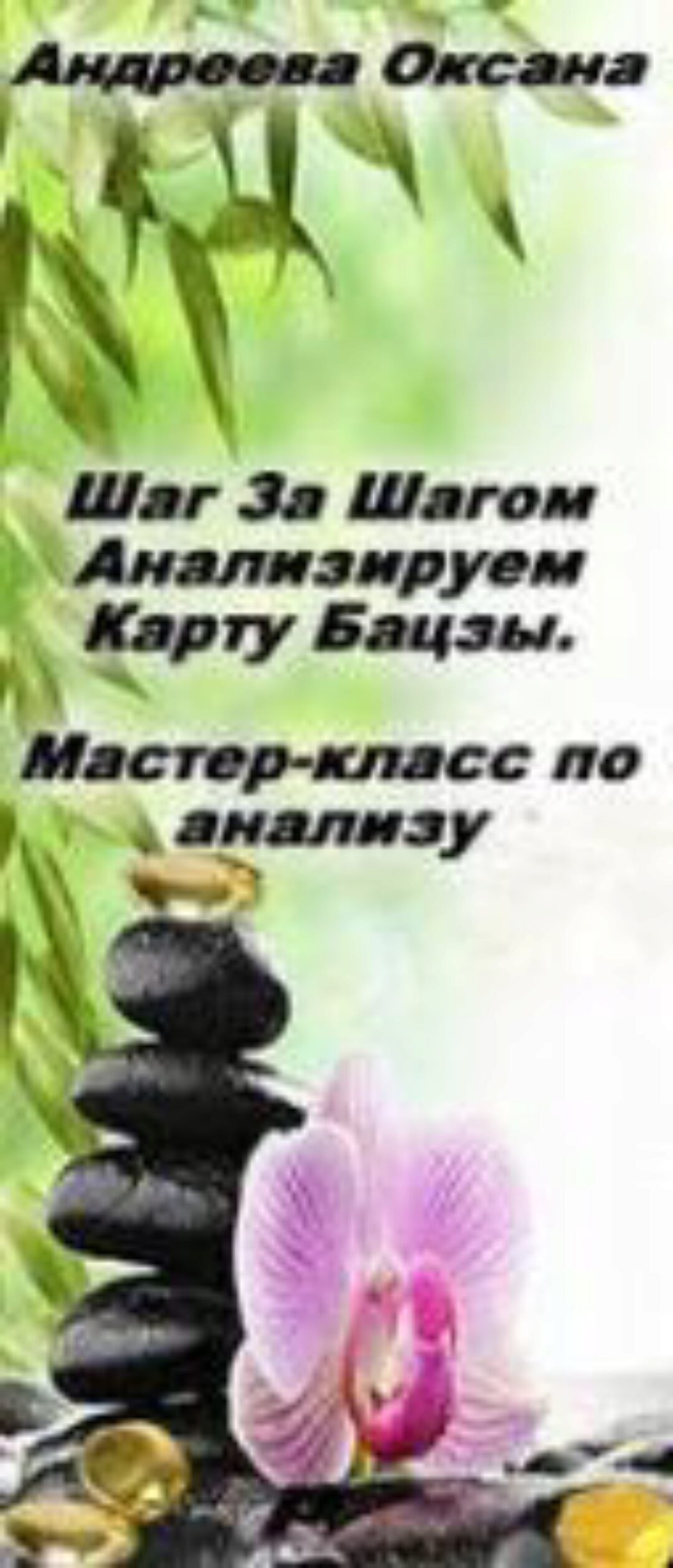 Шаг за шагом анализируем карту бацзы (Оксана Андреева)