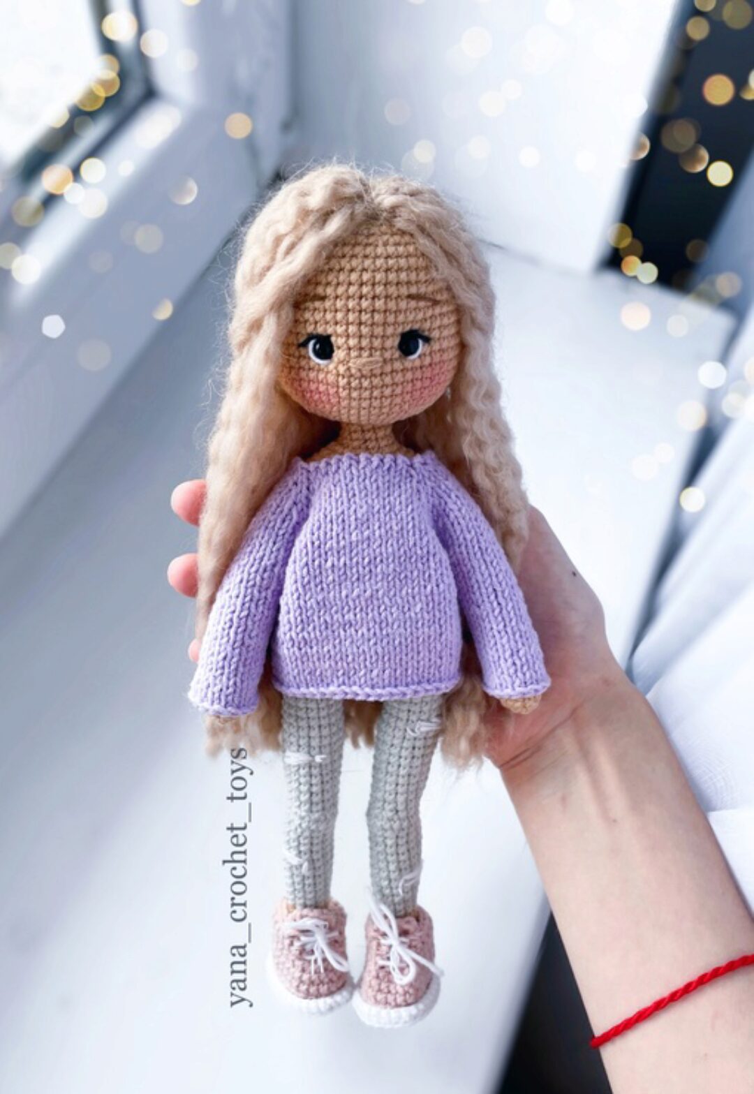 [yana_crochet_toys] Кукла Виолетта (Яна Дмитриева)