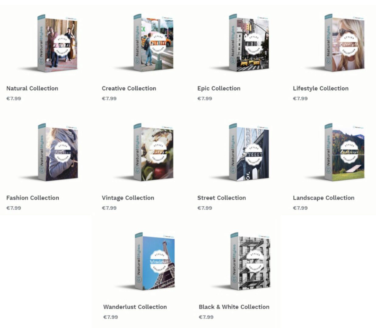 [Natural Styles] Набор Стилей для Capture One. Ultimate Bundle