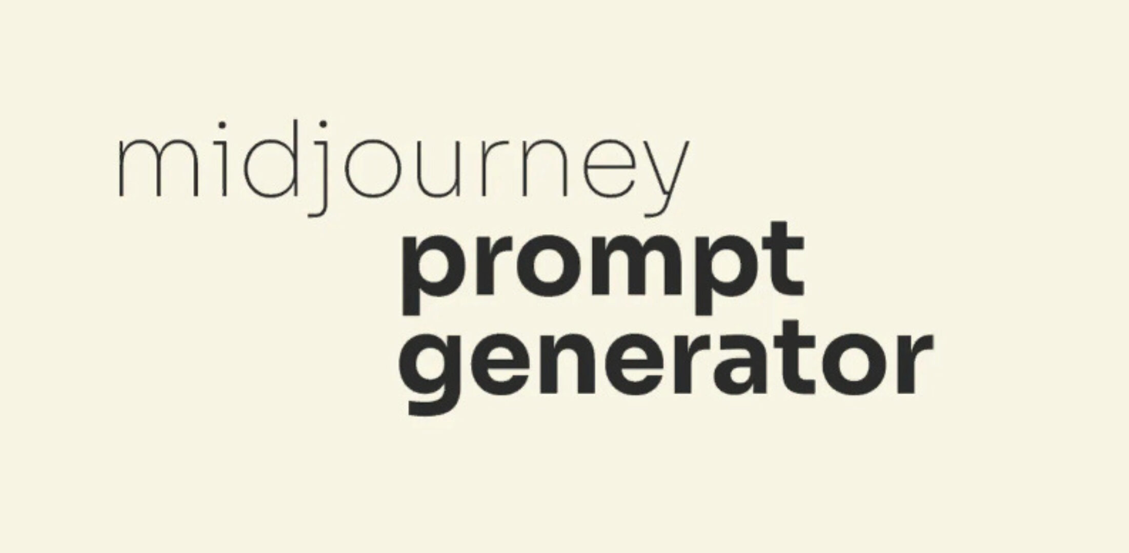 Midjourney Prompt Generator / Генератор подсказок Midjourney (Laser Eye Bunny)