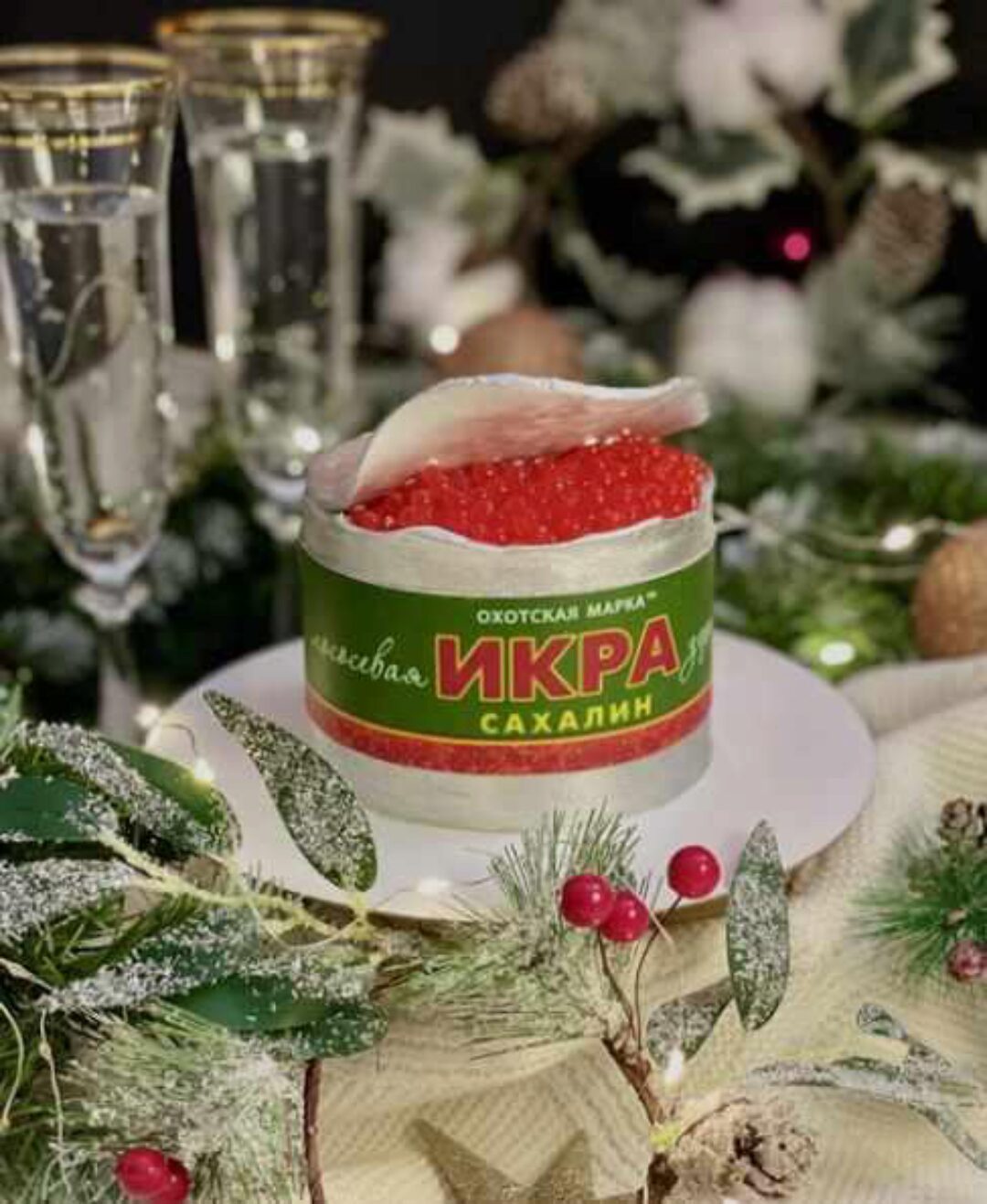 [anastasiya_bakery] Торт «Банка икры» (Анастасия Политыкина)