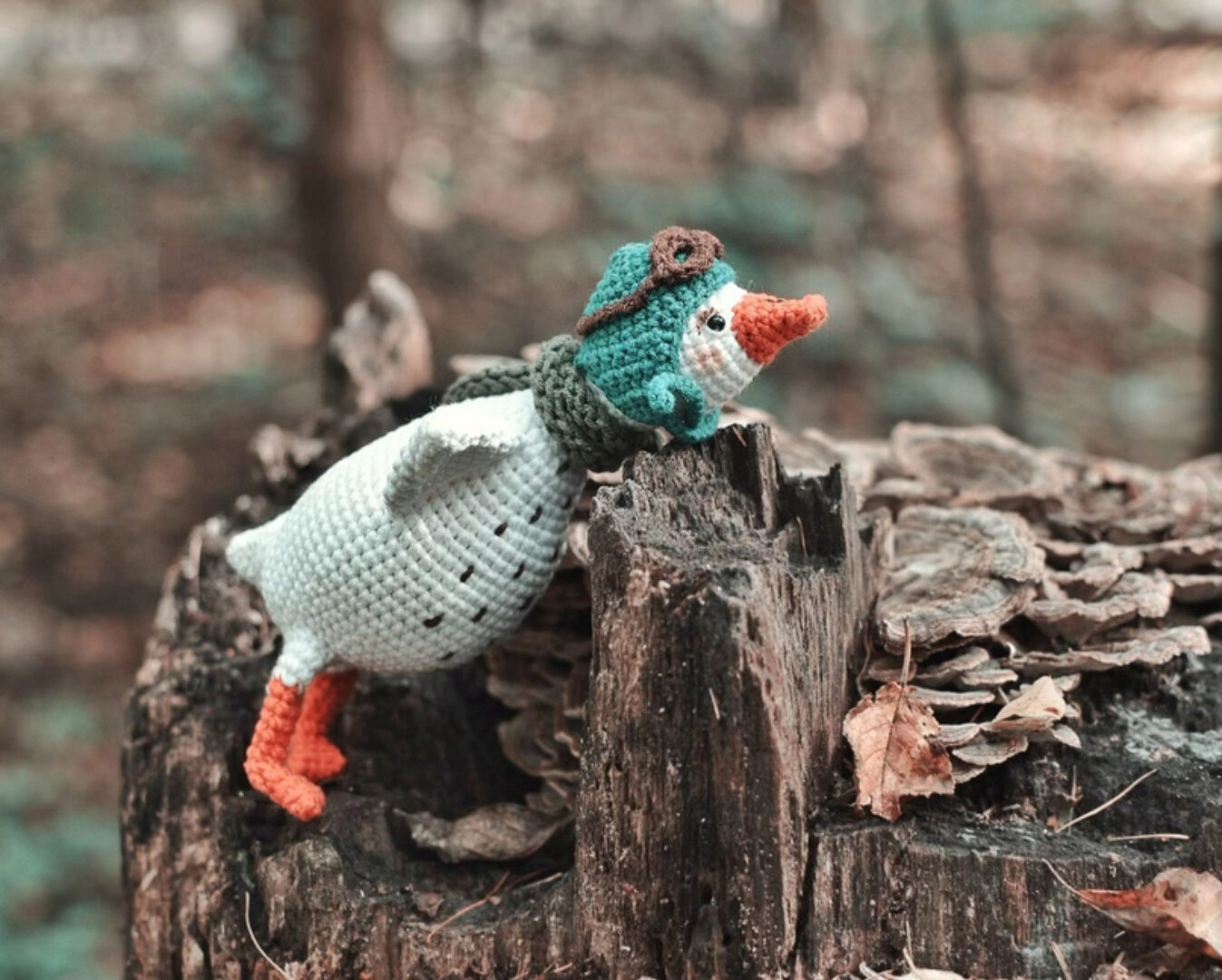 [Straw Animals] Мастер-класс по вязанию гуся крючком (Юлия Устименко)