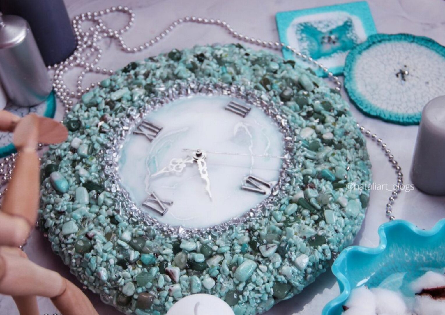 Часики. Эпоксидная смола (Наталья Баранова)