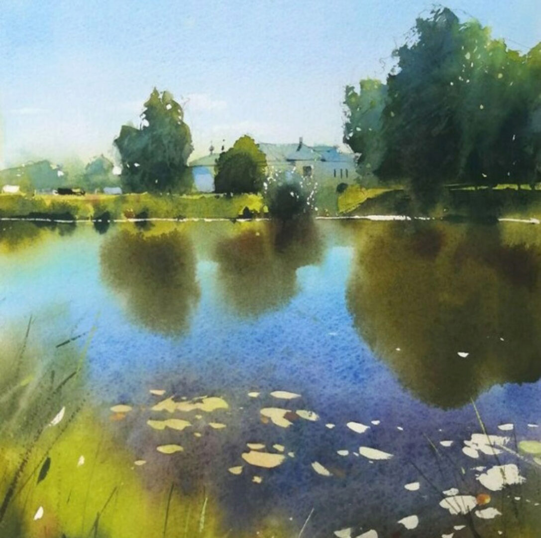 [Enterclass] Зеленый цвет в пейзаже. Рисуем акварелью (Сергей Курбатов)