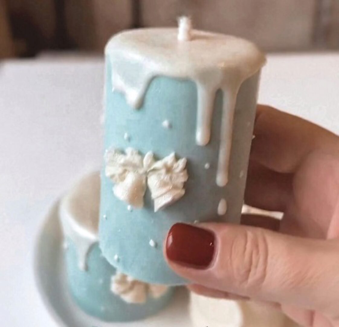 [nebesnyii_mindal] Новогодние зефирные свечи (Марина Невская)