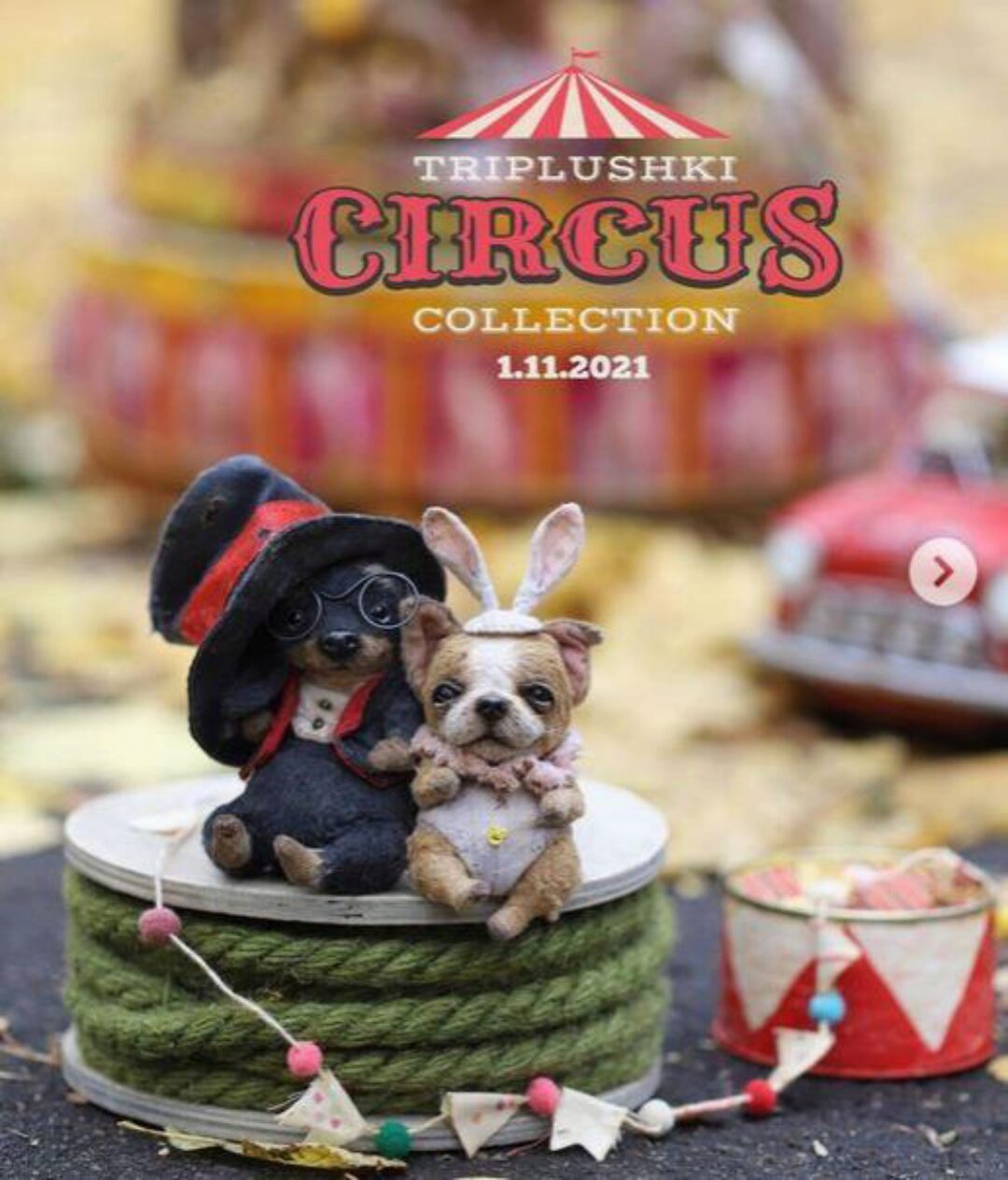 Triplushki Circus collection. Часть 1 Такса Грызлик и чихуахуа Котлетка (Таисия Клонингер)