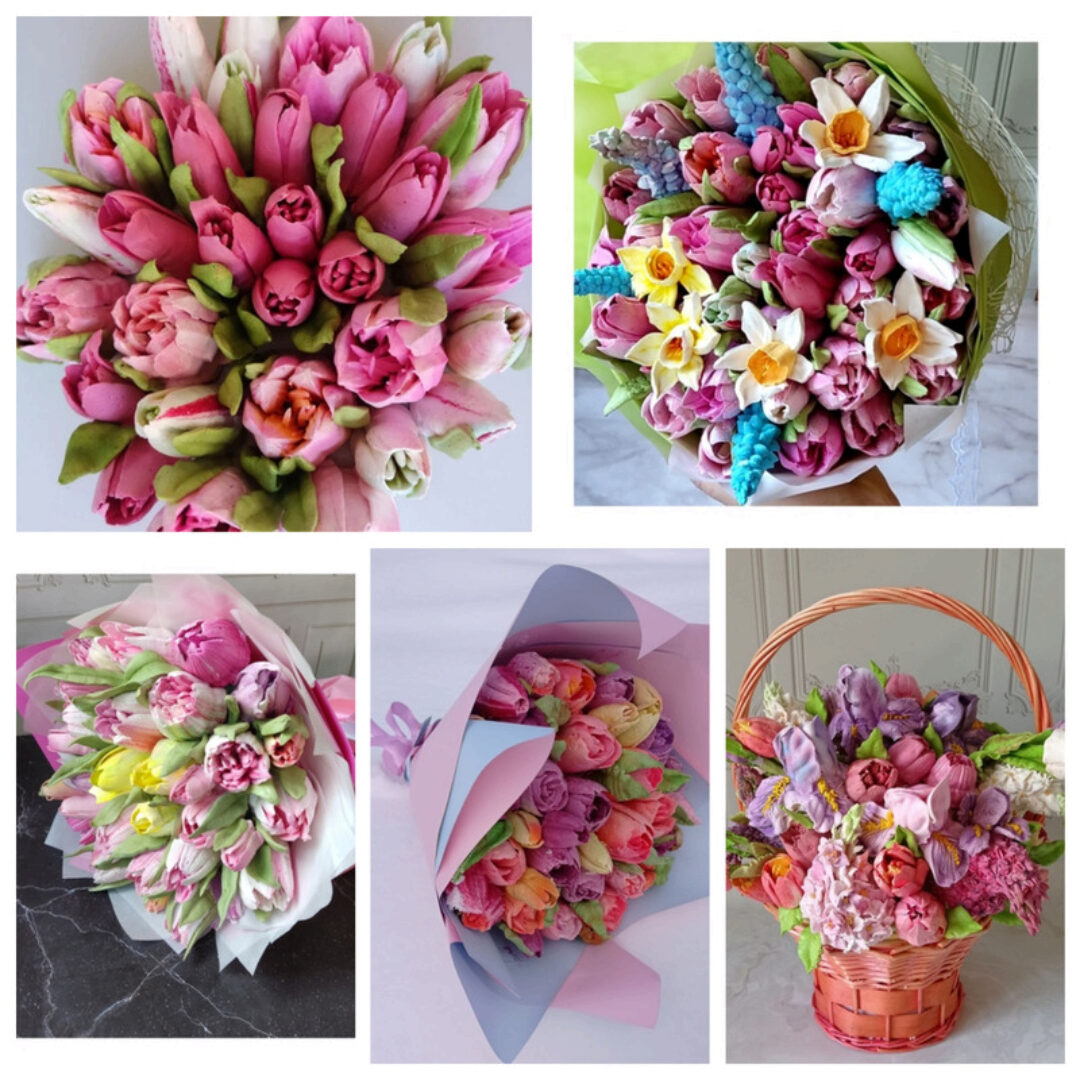 [vitalija_cake] Зефирные тюльпаны (Виталия Сейдаметова)