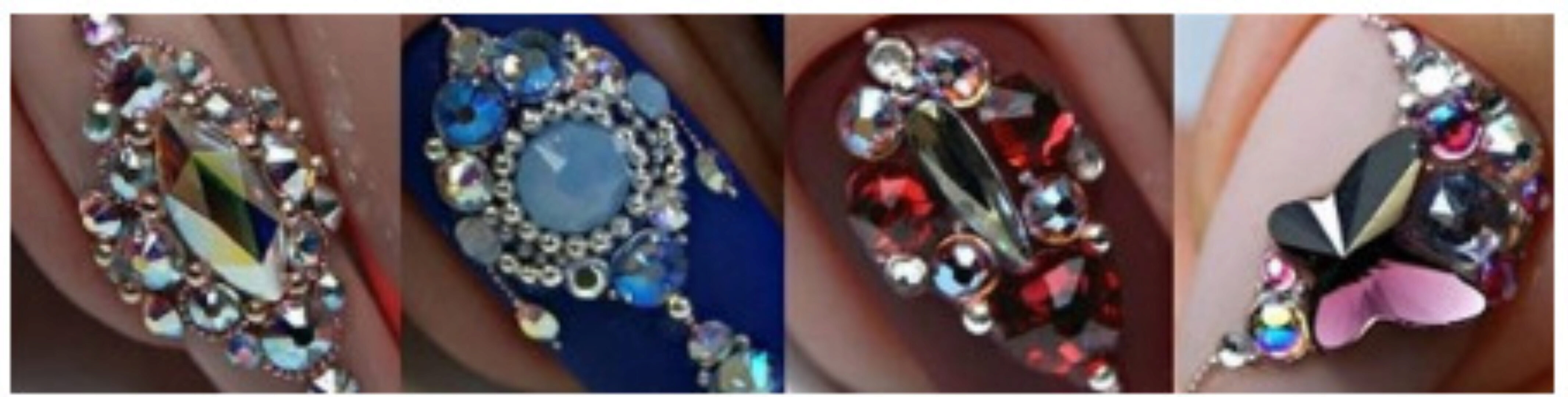 Ювелирная инкрустация на ногтях (Екатерина Ряполова)