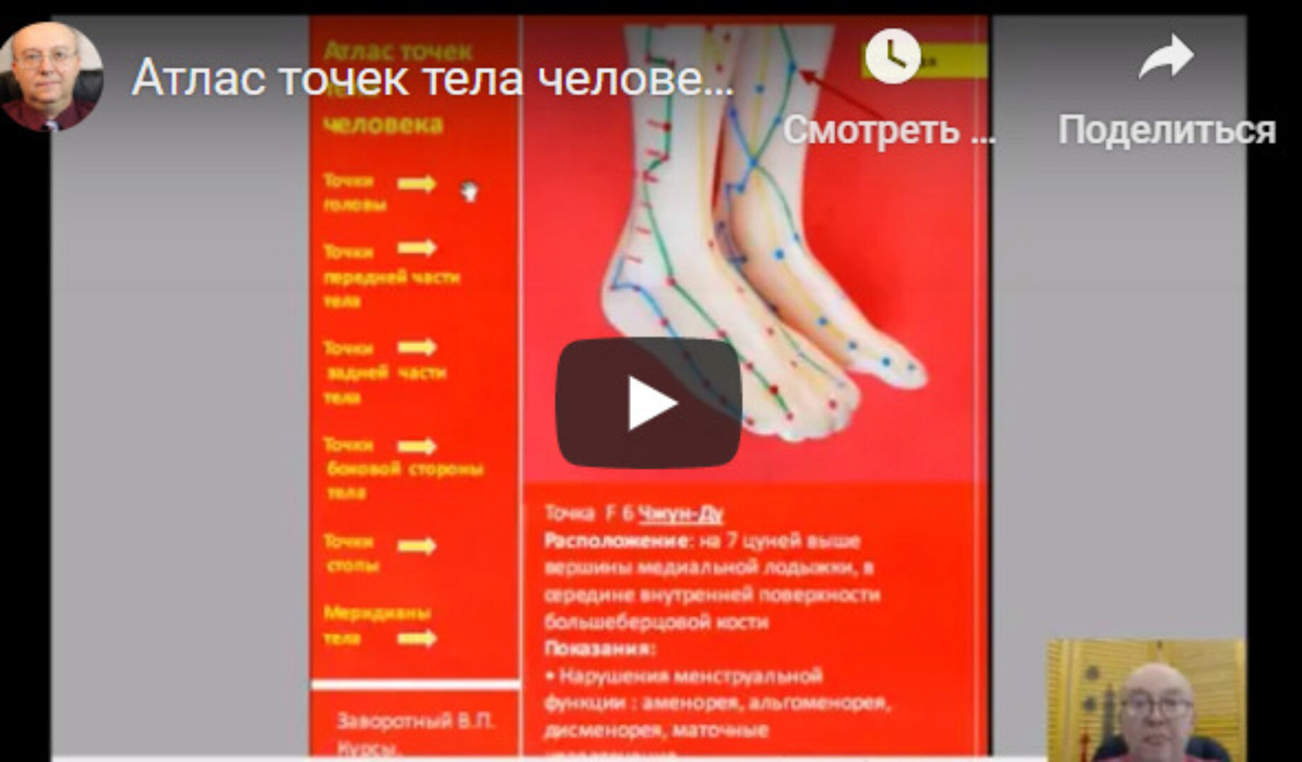 Атлас точек тела человека (Владимир Завортный)