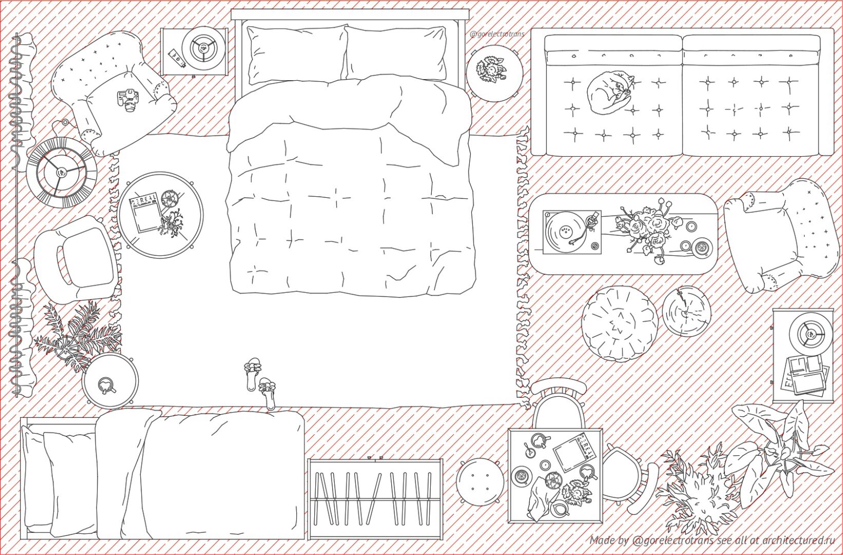 [architectured] Мини-набор деталей для планов 777