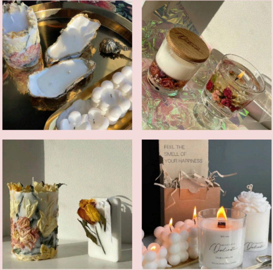 Свечи за один вечер (medowaya.dolina)