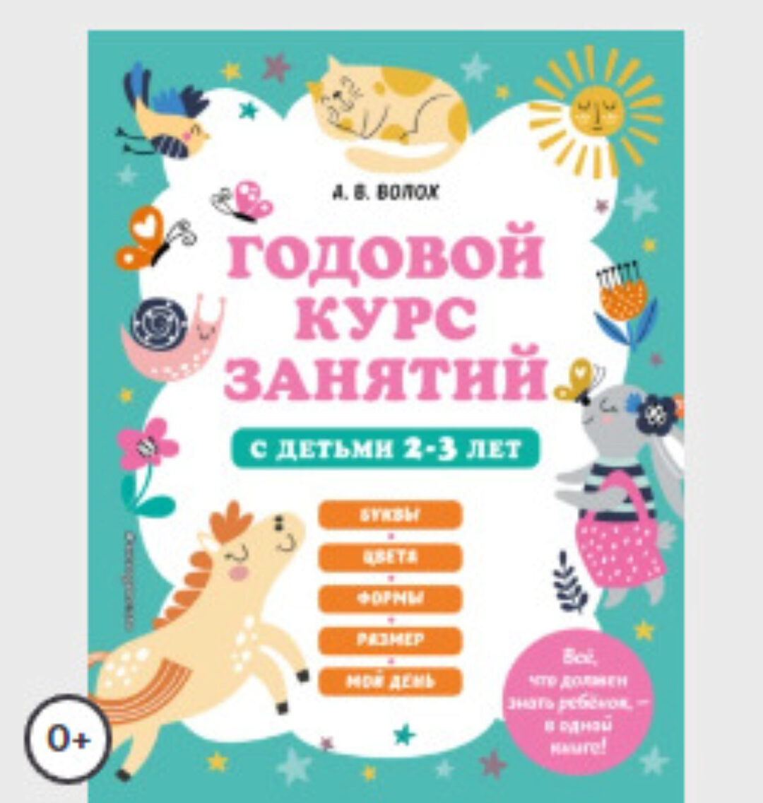 Годовой курс занятий с детьми 2-3 лет (Алла Волох, Юлия Василюк)