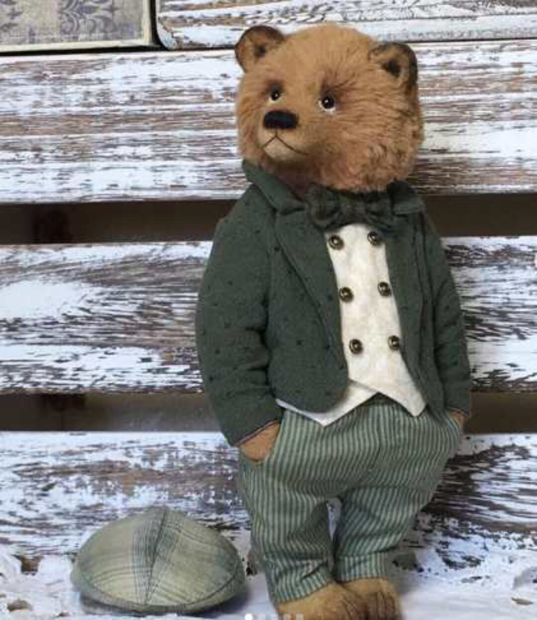 [Тедди] Комплект выкроек на мишку 21см с одеждой (olyakovalchukk)