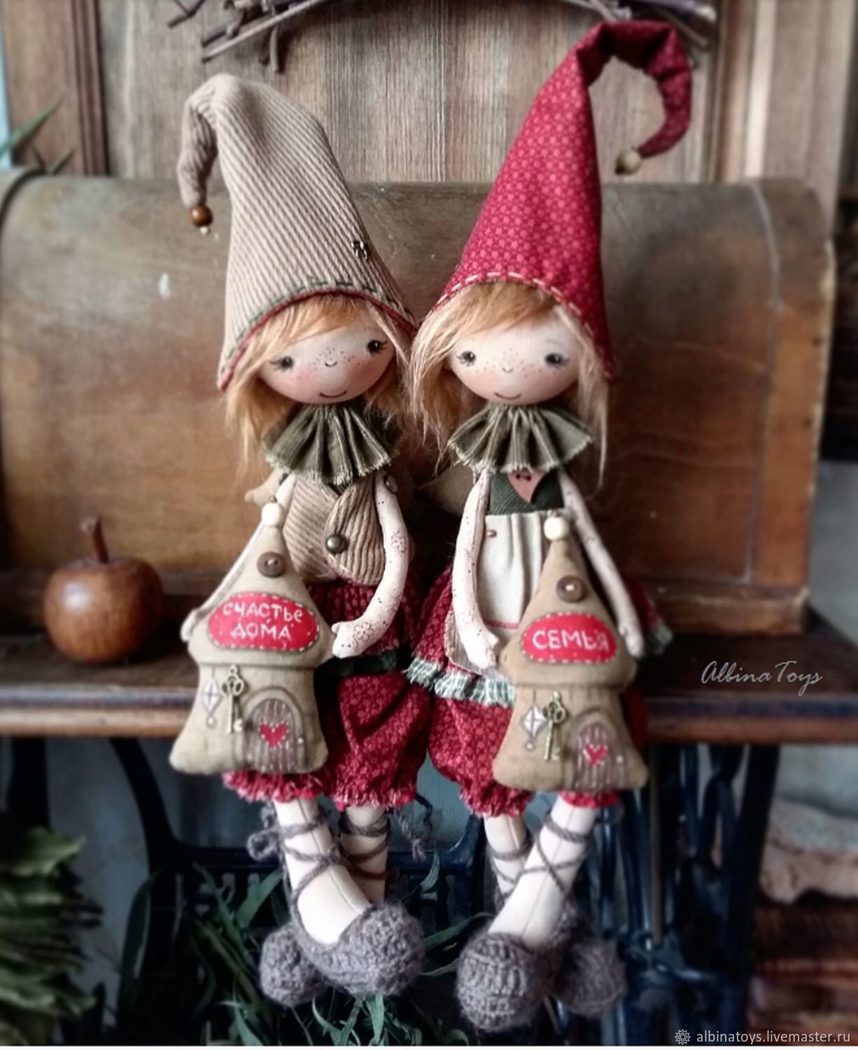 Выкройка куколки «Домовая гномочка» (AlbinaToys)