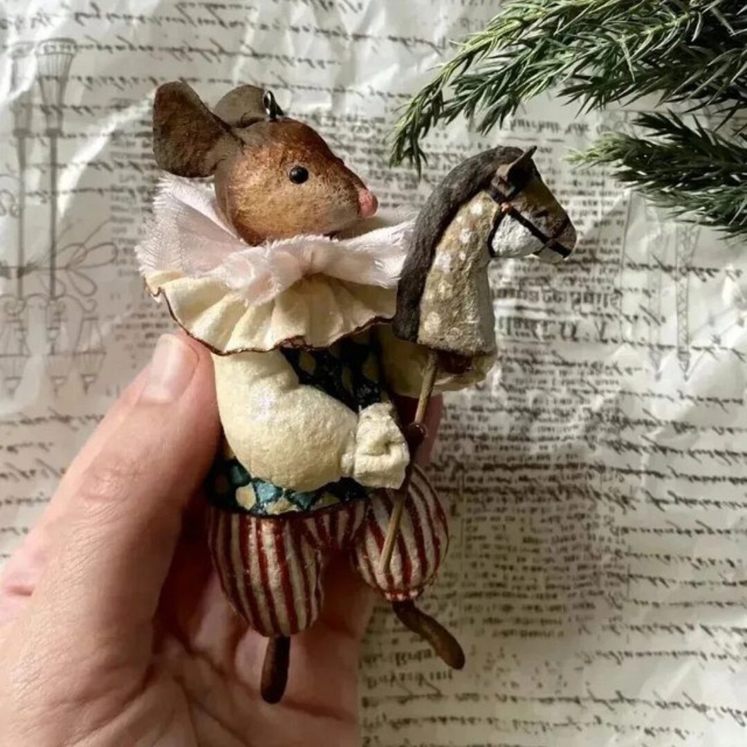 Ватная игрушка Мышка (cotton_toys_st)