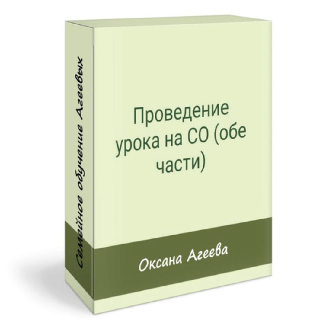 [Семейное обучение Агеевых] Проведение урока на СО (Оксана Агеева)