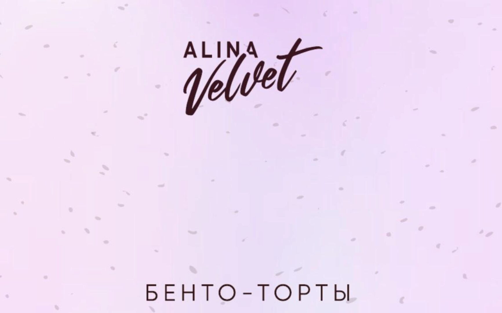 [Alina Velvet] Бенто-торты. Тариф Бизнес на бенто (Алина Вельвет)