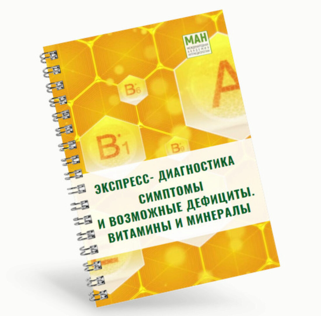 [Международная Академия Нутрициологии] Экспресс-диагностика Симптомы и возможные дефициты. Витамины и минералы
