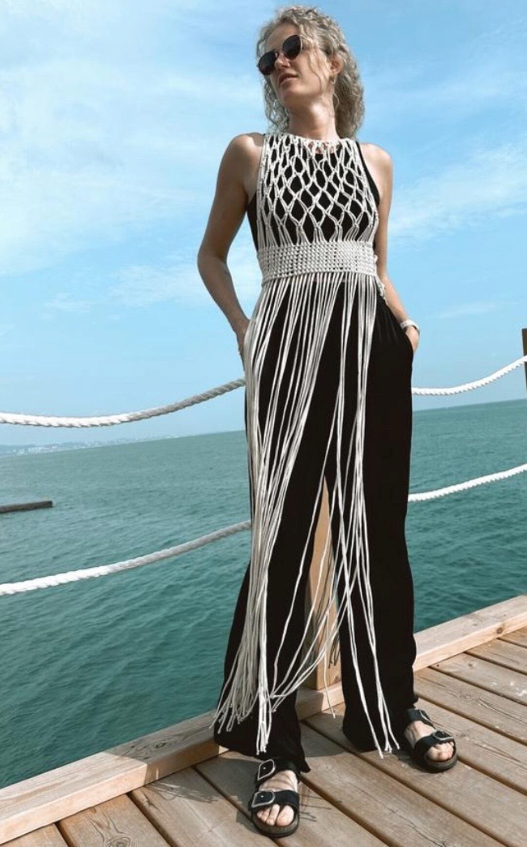 Платье в технике макраме (Анастасия Моторина)