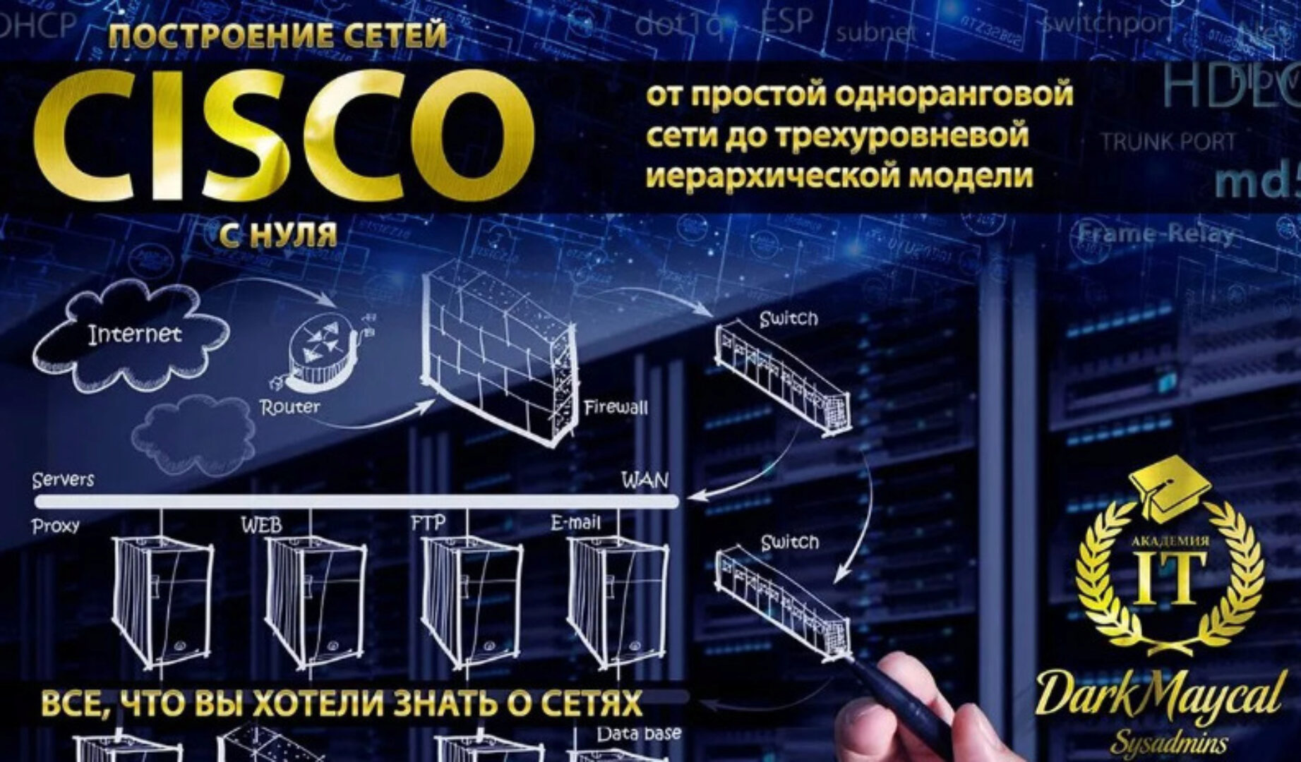[Udemy] Построение сетей Cisco с нуля. Часть I (Академия IT DarkMaycal Sysadmins)