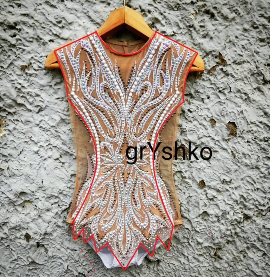 Пошив купальника для гимнастики (Марина Дмитренко)