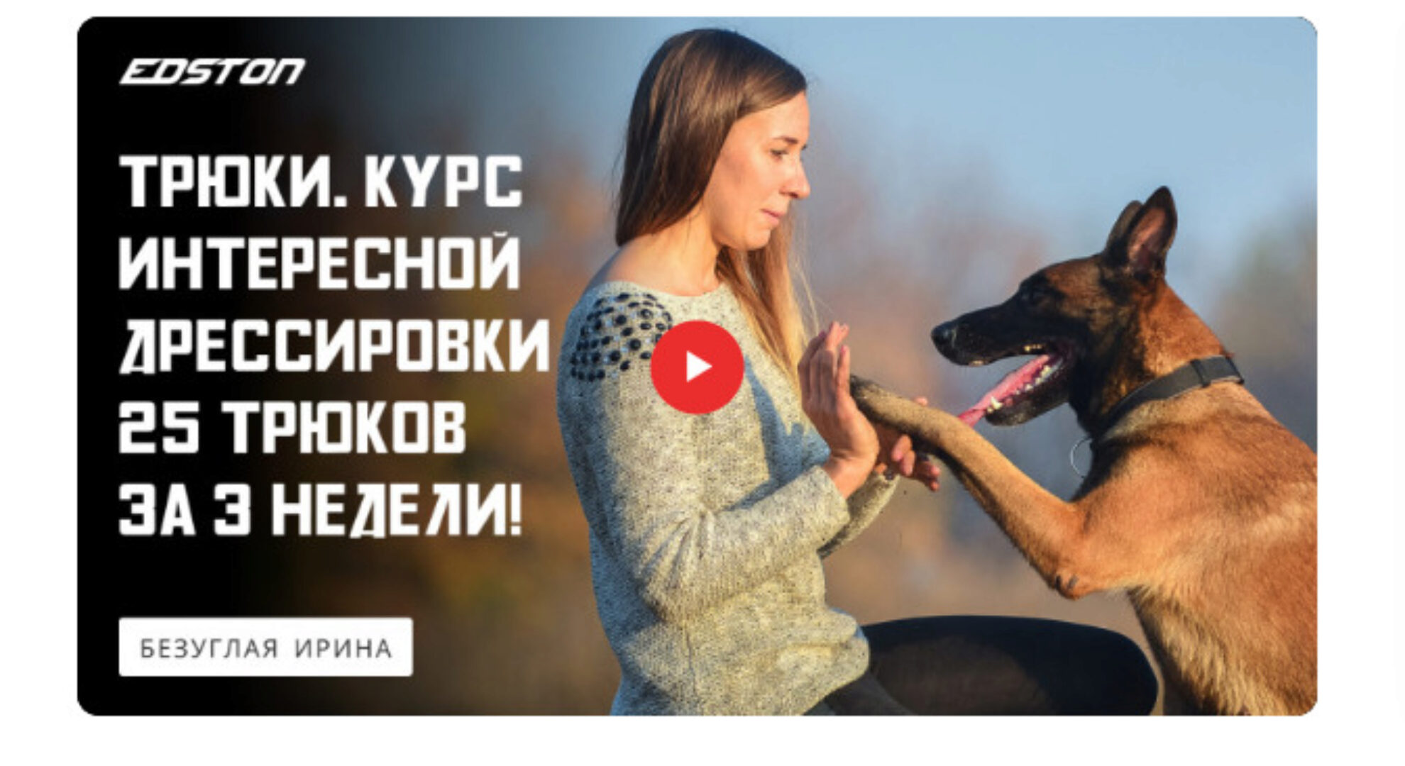 [Edston] Трюки. Курс интересной дрессировки, 25 трюков за 3 недели (Ирина Безуглая)