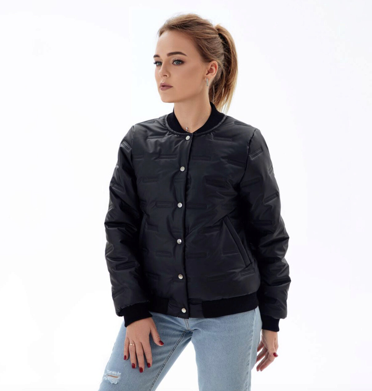 Бомбер Стежка. Размер 38-60. Рост 158-176 (Элина Патыкова)