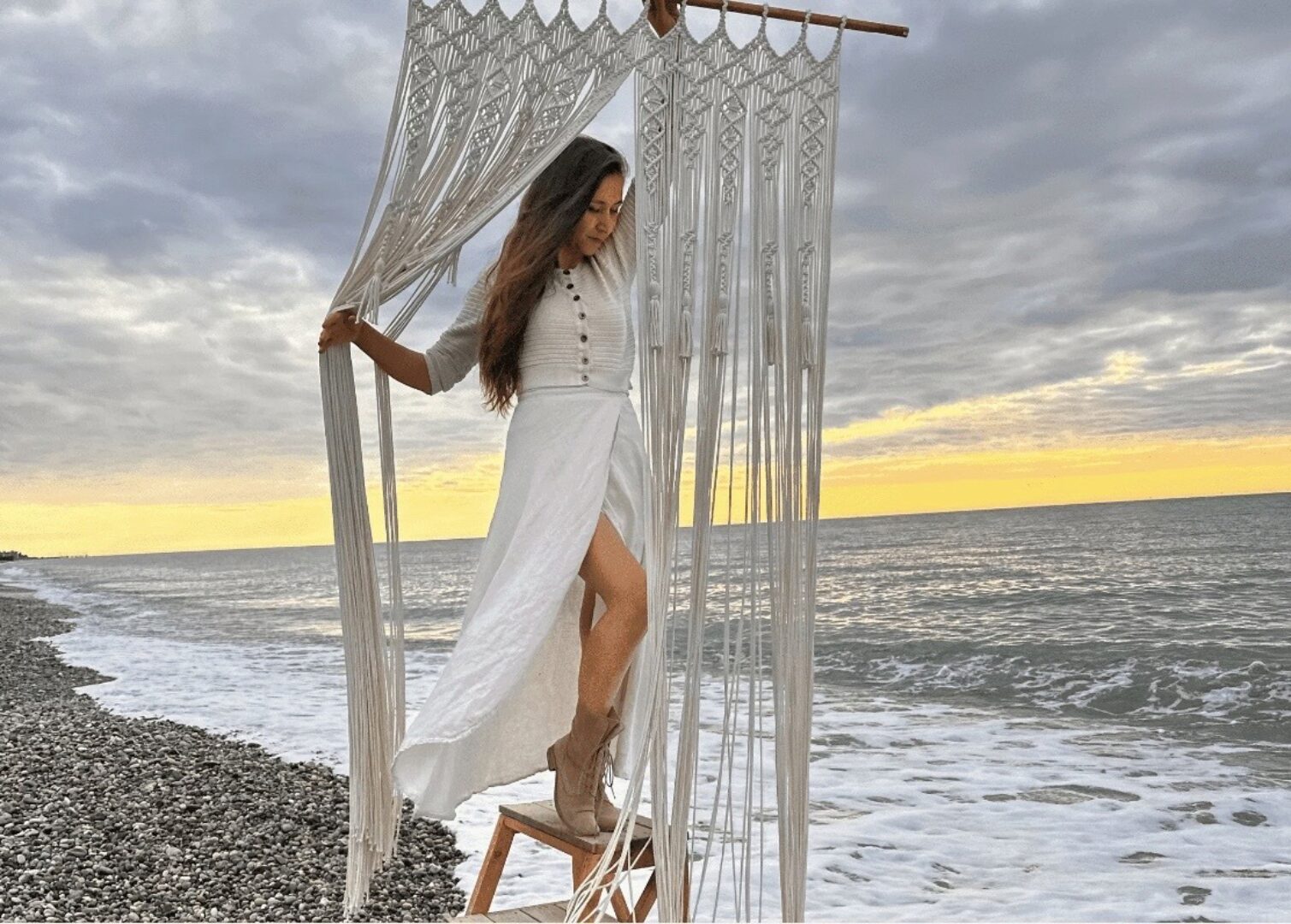 [kaktus_decor]  Штора-макраме