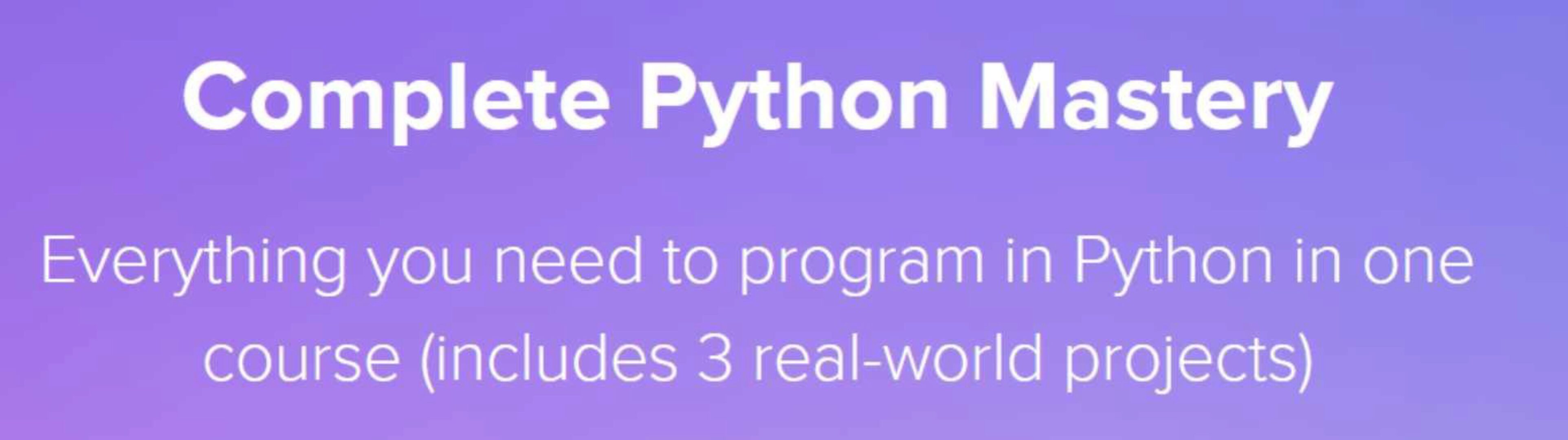 Полное овладение Python (codewithmosh)