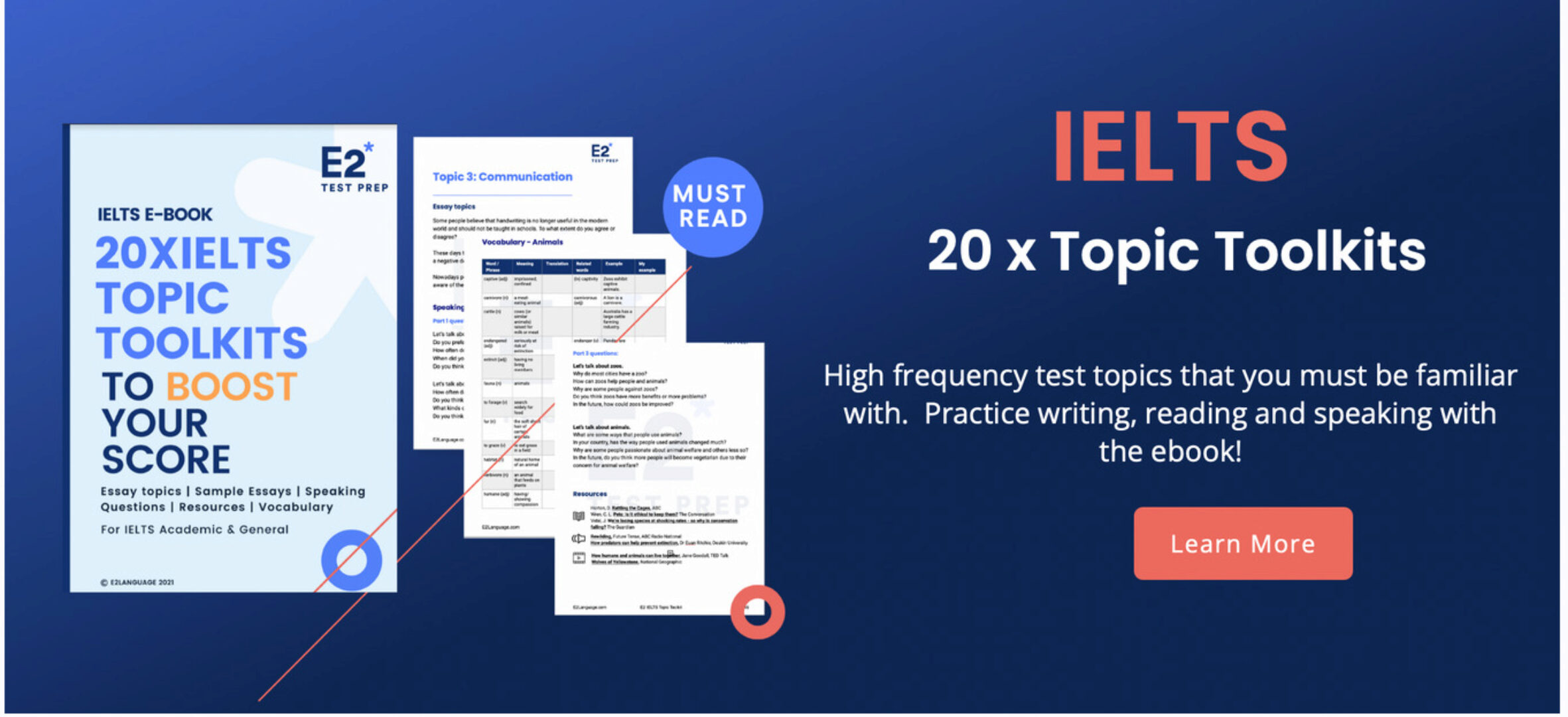 [E2 ielts] Ielts Topic Toolkit