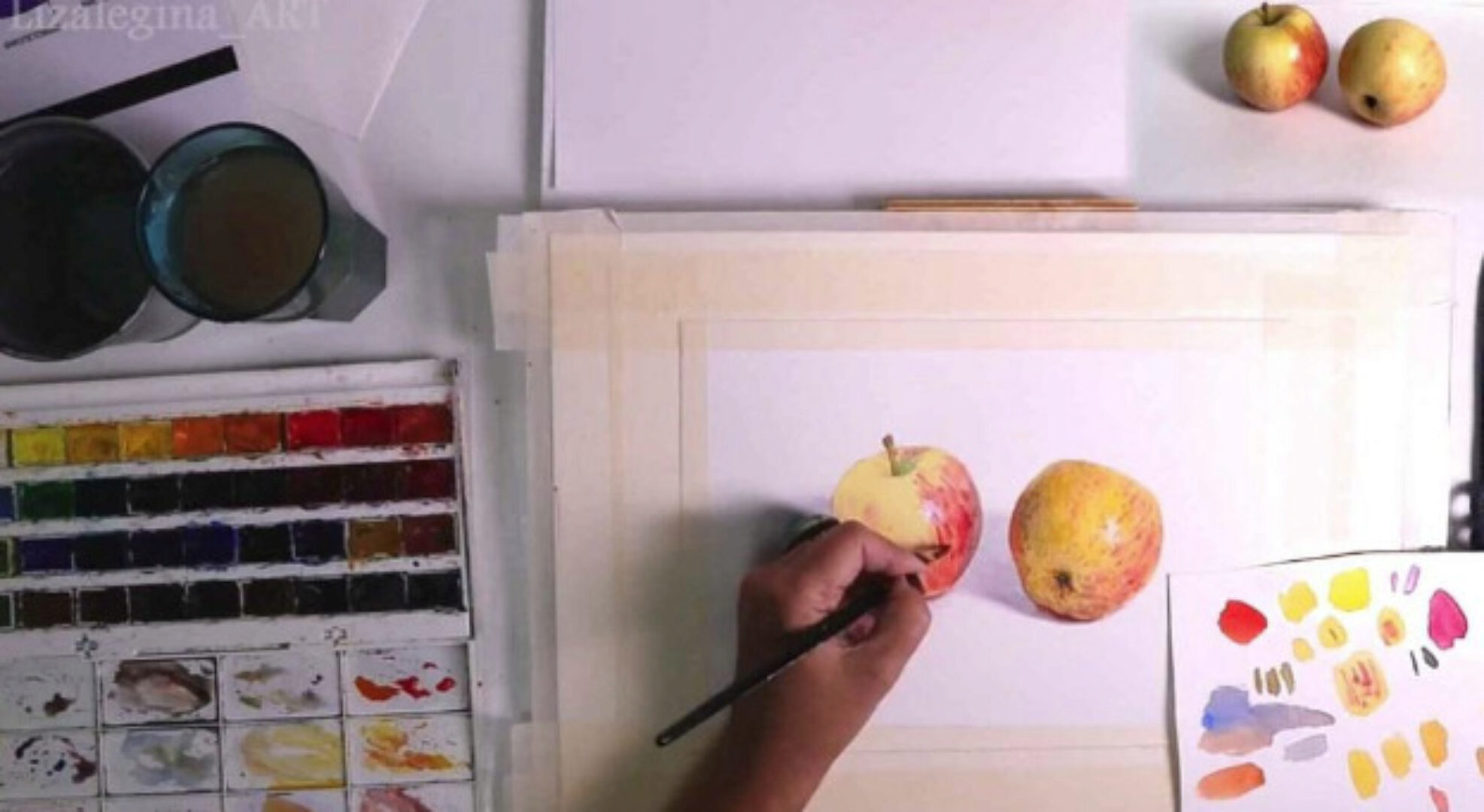 [lizaleginaschool] Живопись акварелью. Тариф Самостоятельное обучение (Елизавета Залегина)