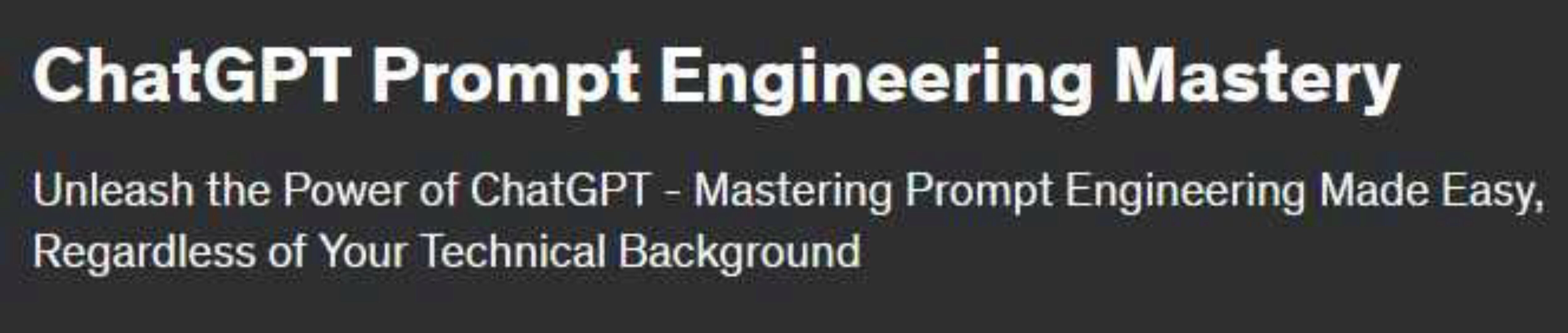 [Udemy] ChatGPT мастер проектирования промптов (Chetan Pujari)