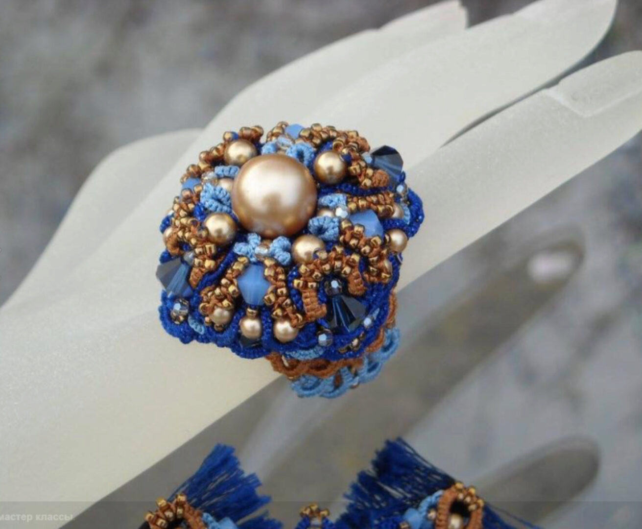 [Фриволите] Кольцо - Джинс (Алла Визир)