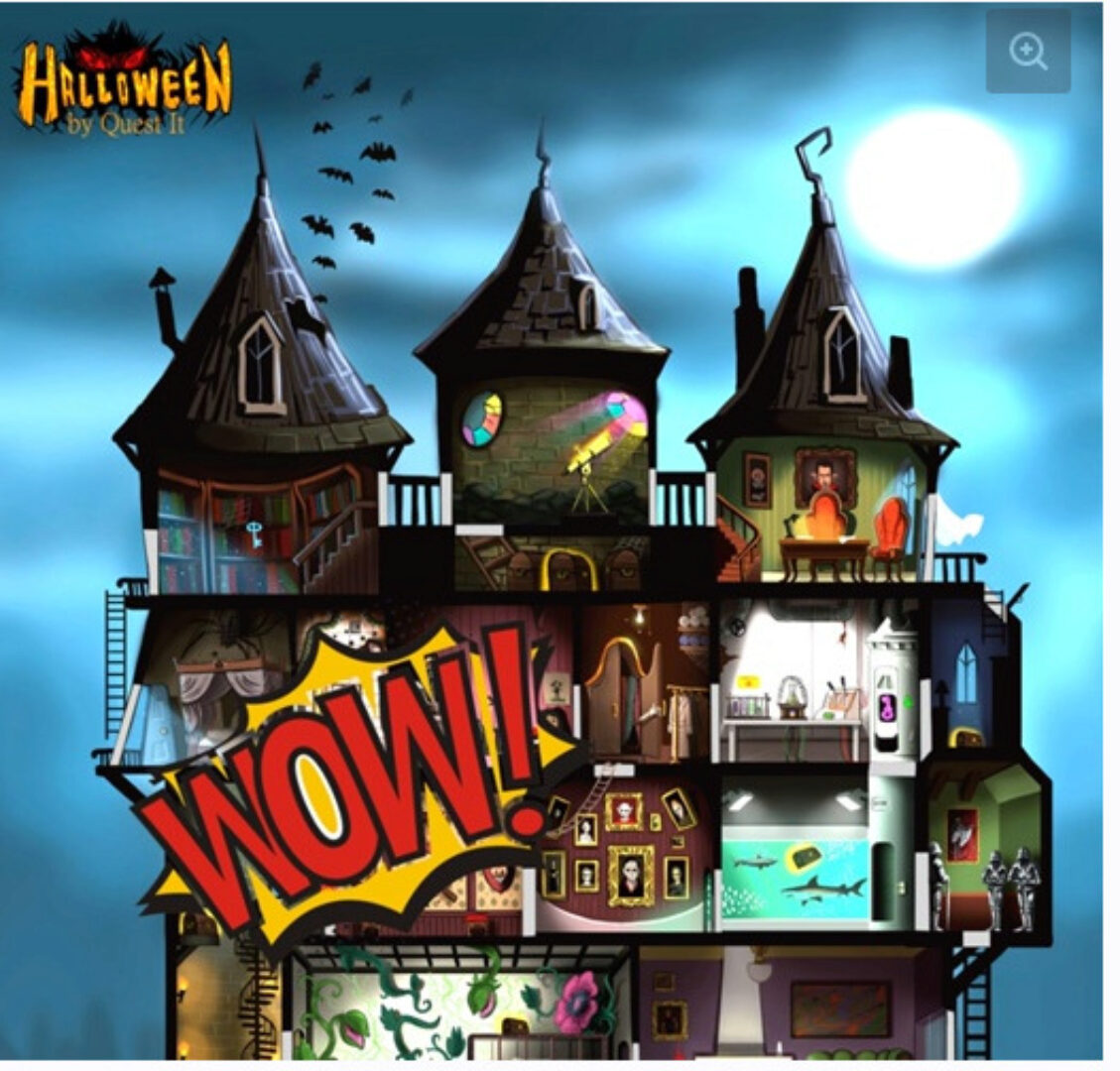 Haunted Castle - квест на Хэллоуин (на англ.языке) [Про English]