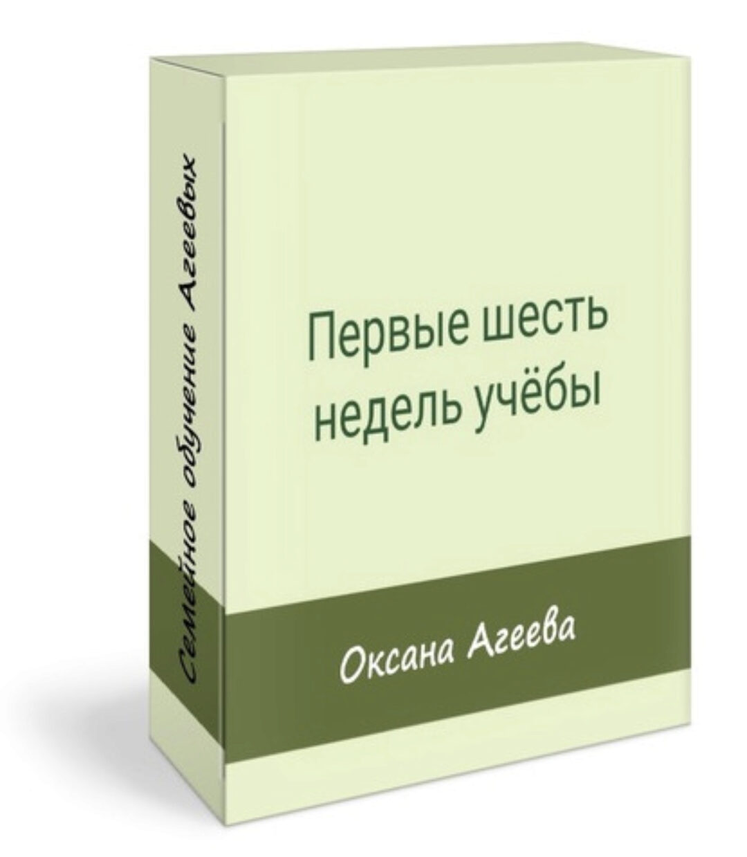 [Семейное обучение Агеевых] Первые шесть недель учебы (Оксана Агаева)