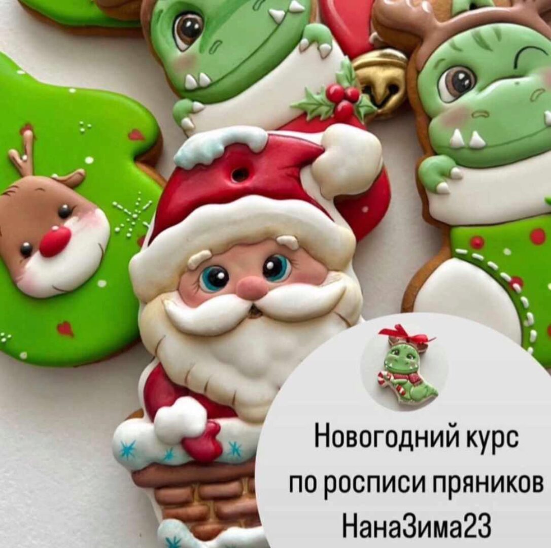 Новогодний курс по росписи пряников НанаЗима23 (Нана Пивоварова)