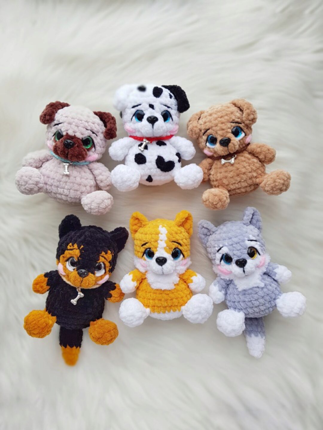 [Chirka_toys] Собачки из серии Крошки-Горошки (Екатерина Чиркова)