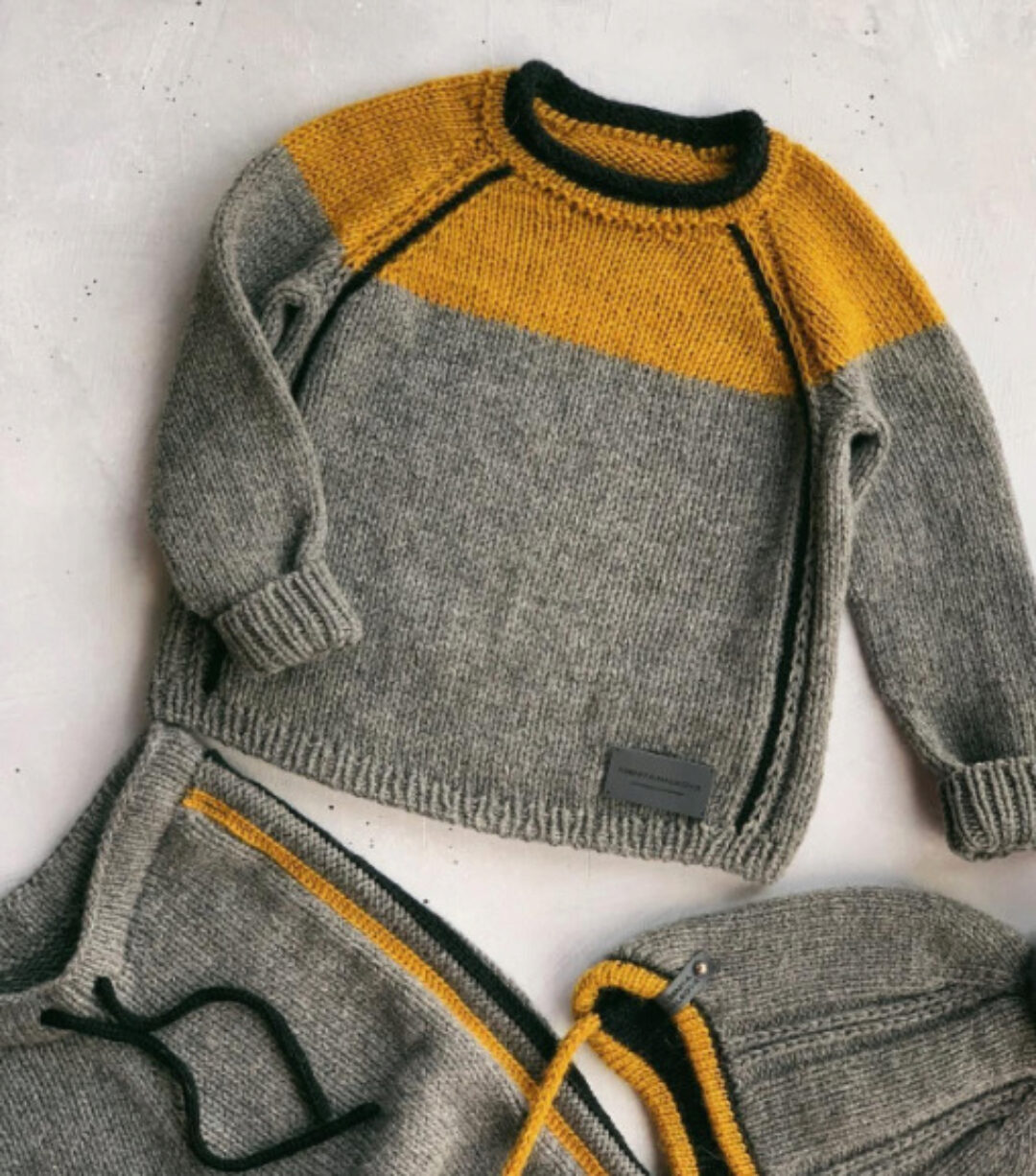 Детский костюм - штаны и джемпер «Little sport» pants + jumper (Ксения Маликова)