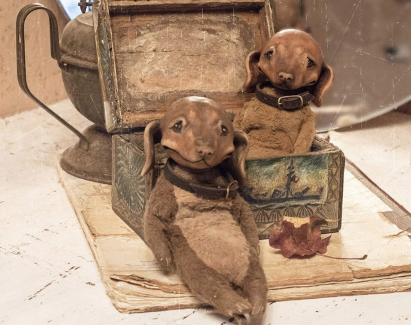 Такса в смешанной технике (Татьяна Баканова)