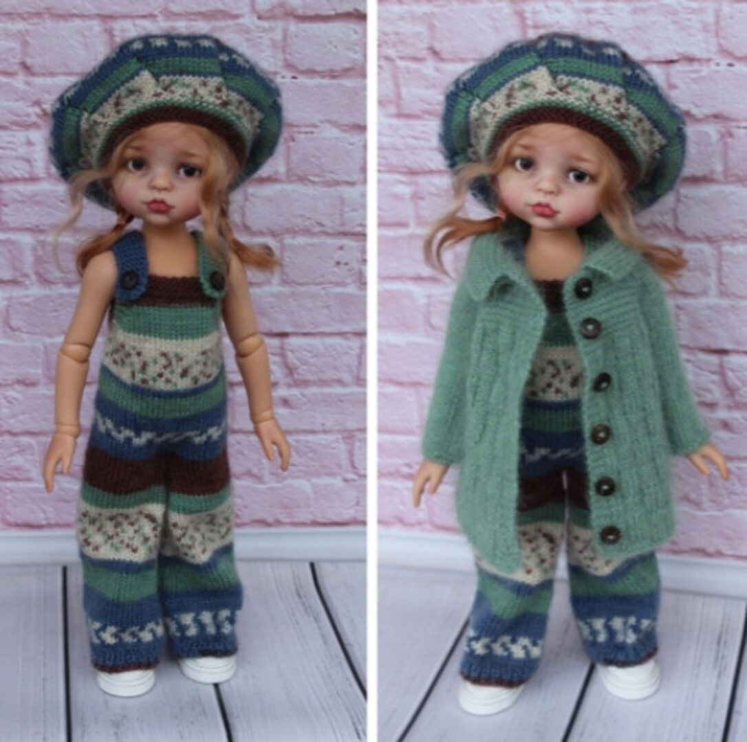 [Любимая кукла] Миндаль с комбезиком на Паолок и Минуш (Марина Кащенкова)