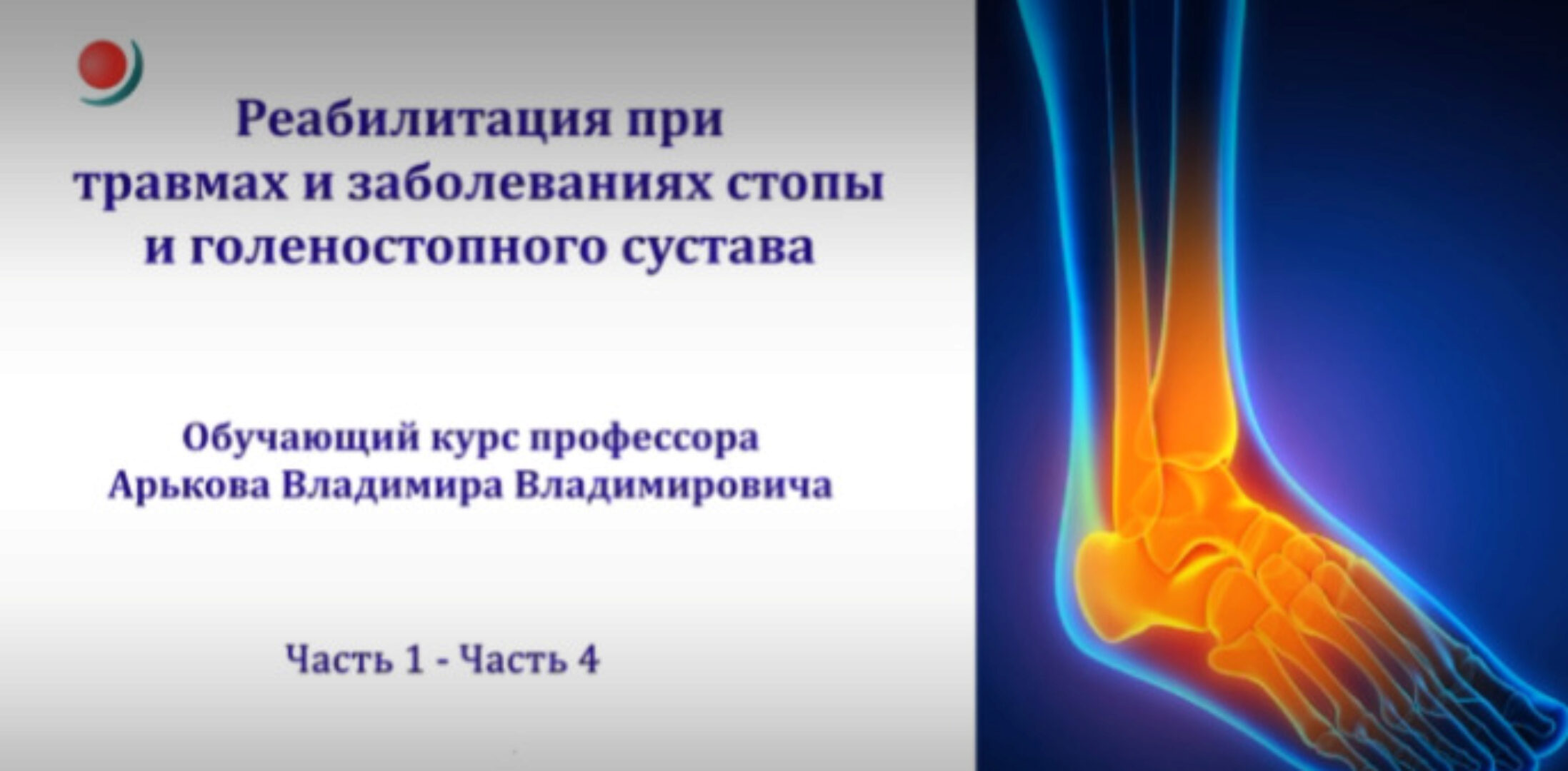 Реабилитация при травмах и заболеваниях стопы и голеностопного сустава (Владимир Арьков)