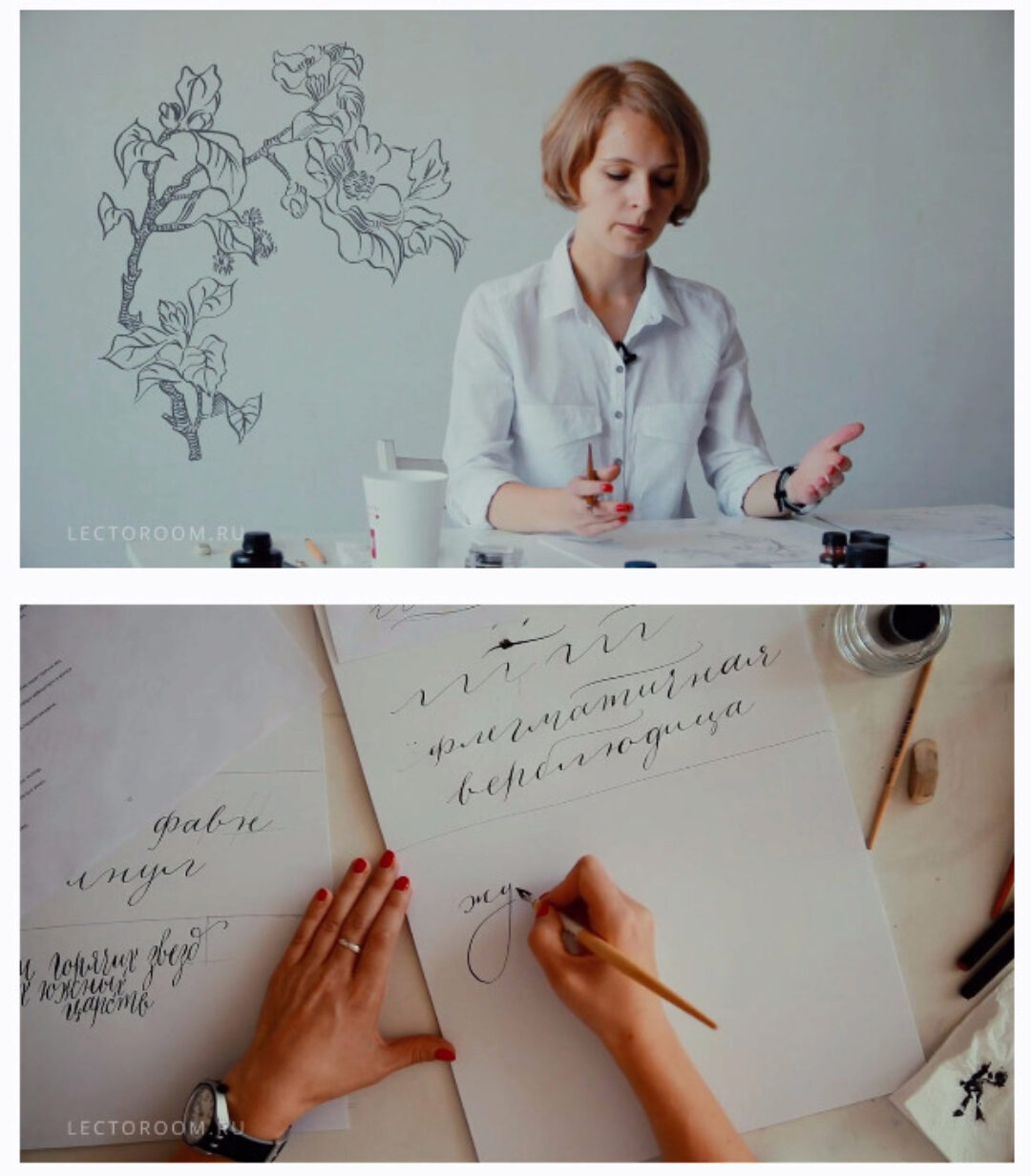 [lectoroom] Каллиграфия остроконечным пером для начинающих (Дина Ружа)