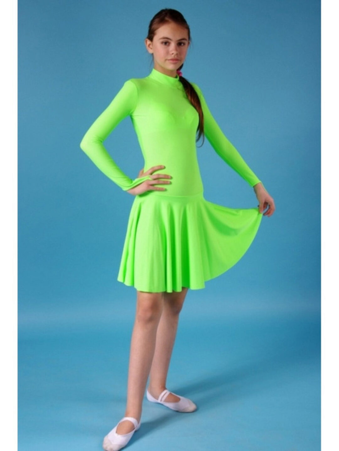 Рейтинговое платье для спортивных бальных танцев (Оксана Кривощекова)