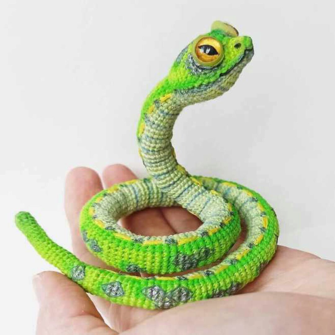 [Вязаные игрушки] Змея (Ксения Абдуллина)