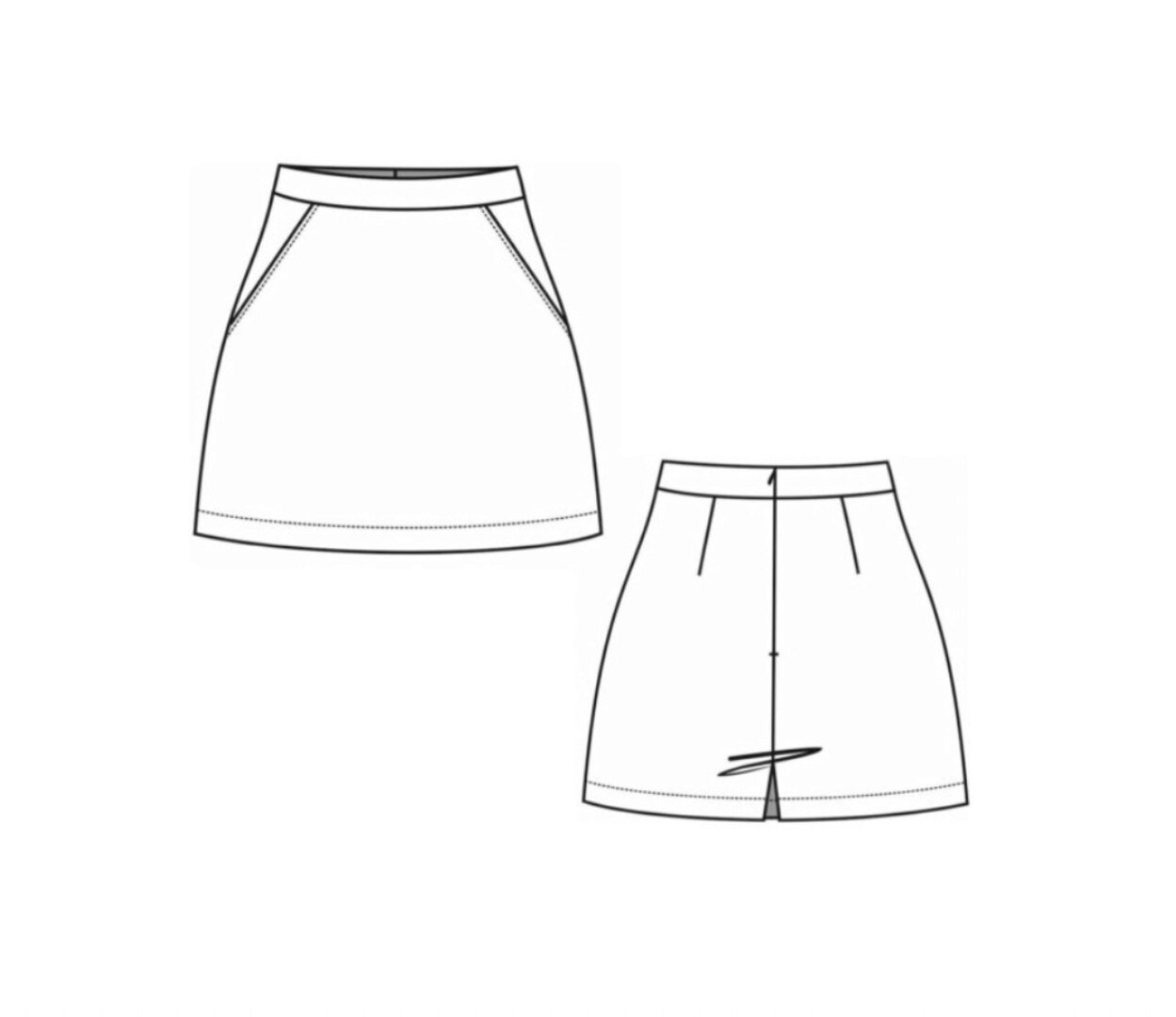 [LaForme] Юбка-шорты 0718. Размер 40-52. Рост 164