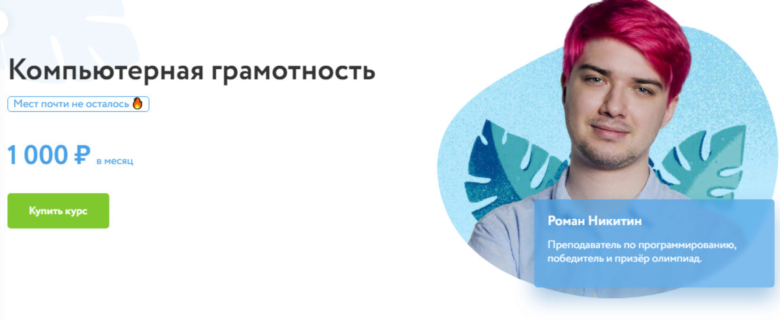 [Фоксфорд] Компьютерная грамотность (Роман Никитин)