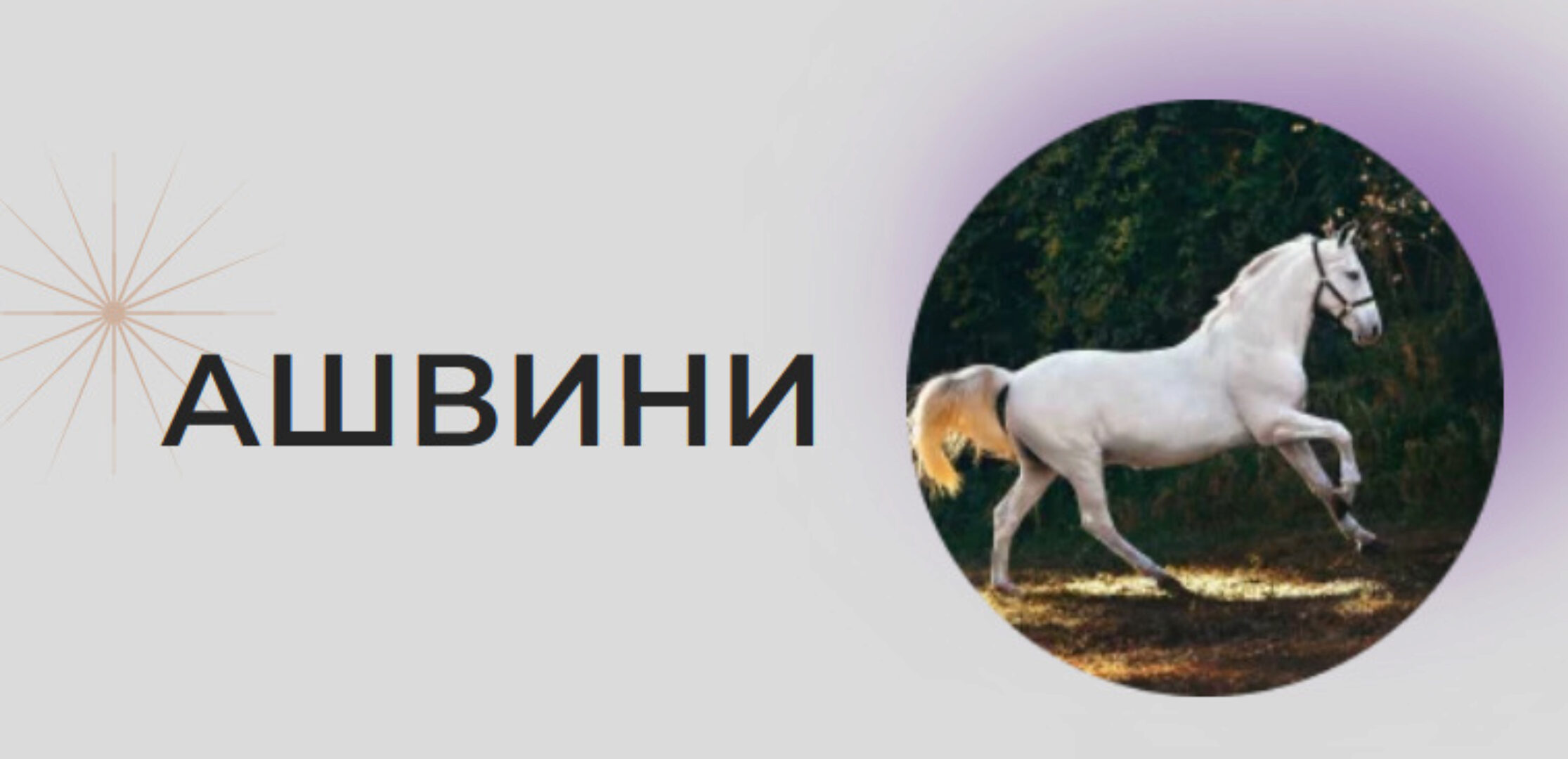 [Astrogreen] Накшатра Ашвини (Анна Воробьева)