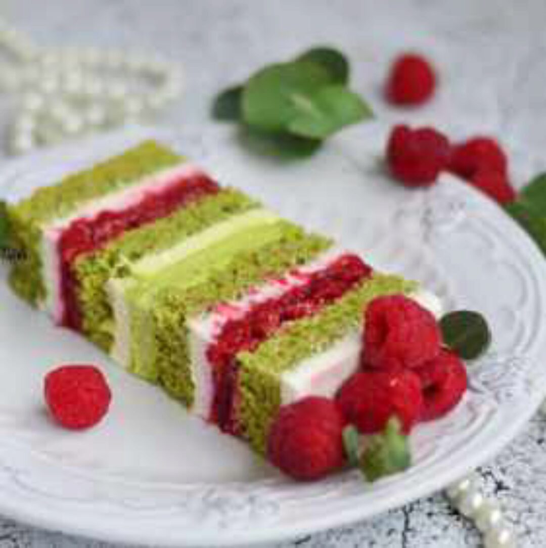 [nadezda_axenova] Торт Фисташка-Малина (Надежда Аксенова)