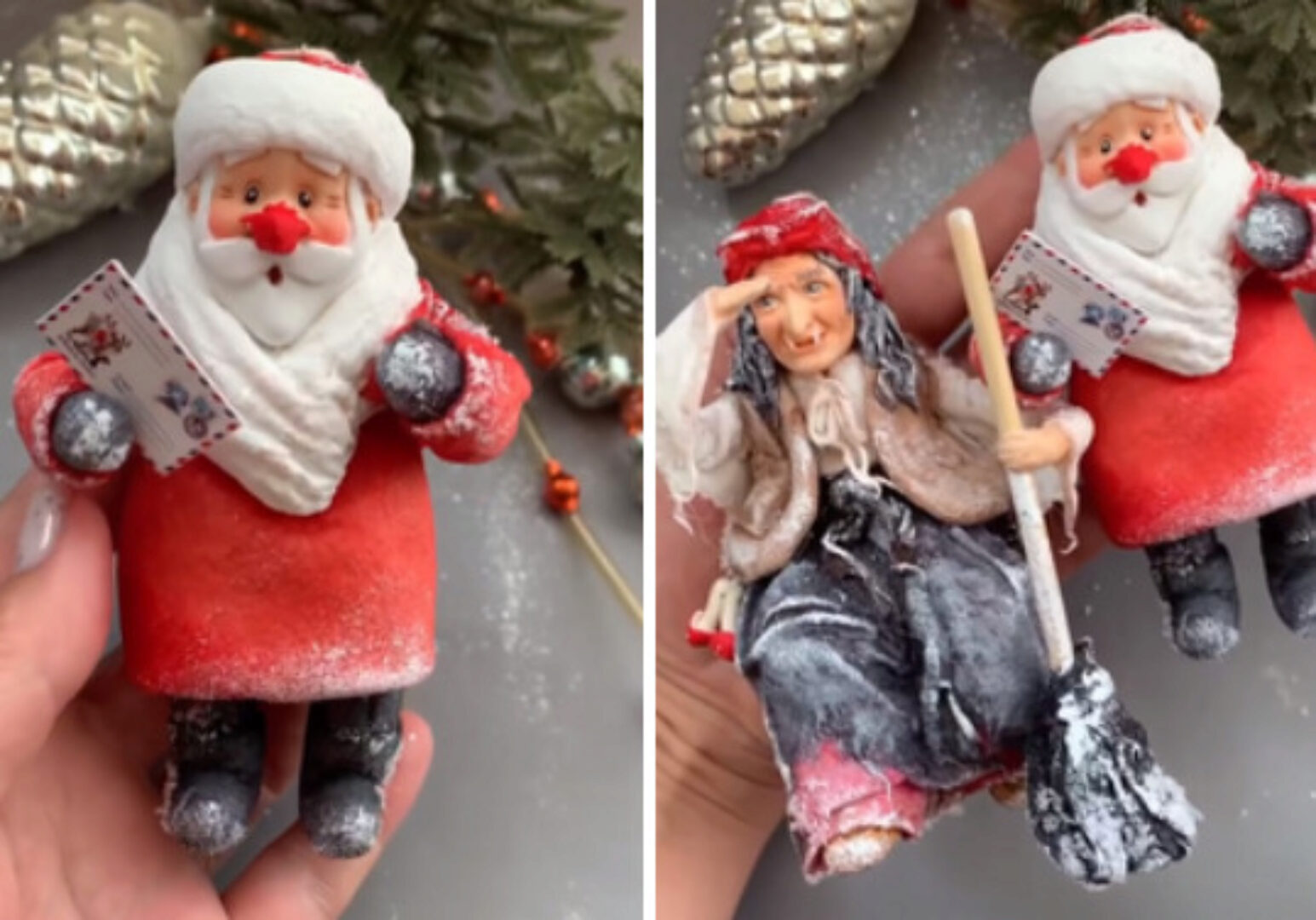 Баба Яга и Дед мороз (Анна Ульянова)